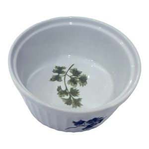 Vintage Andrea by Sadek Parsley Oven to Table Cookware Ramekin 7377 4" Bowl